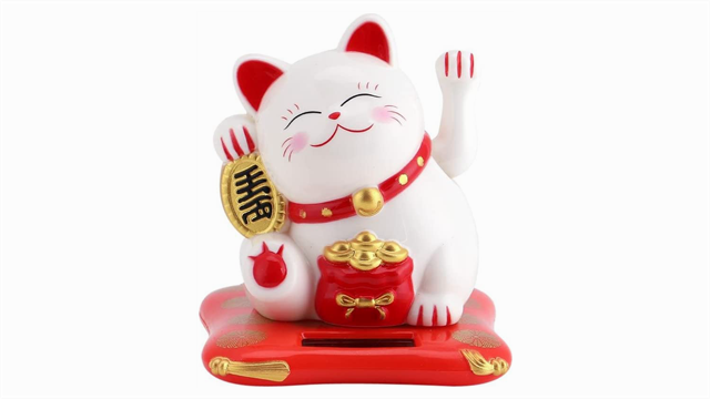 HOPE & LUCK きょうか Amazon.com: Maneki Neko Lucky Cat Official 8